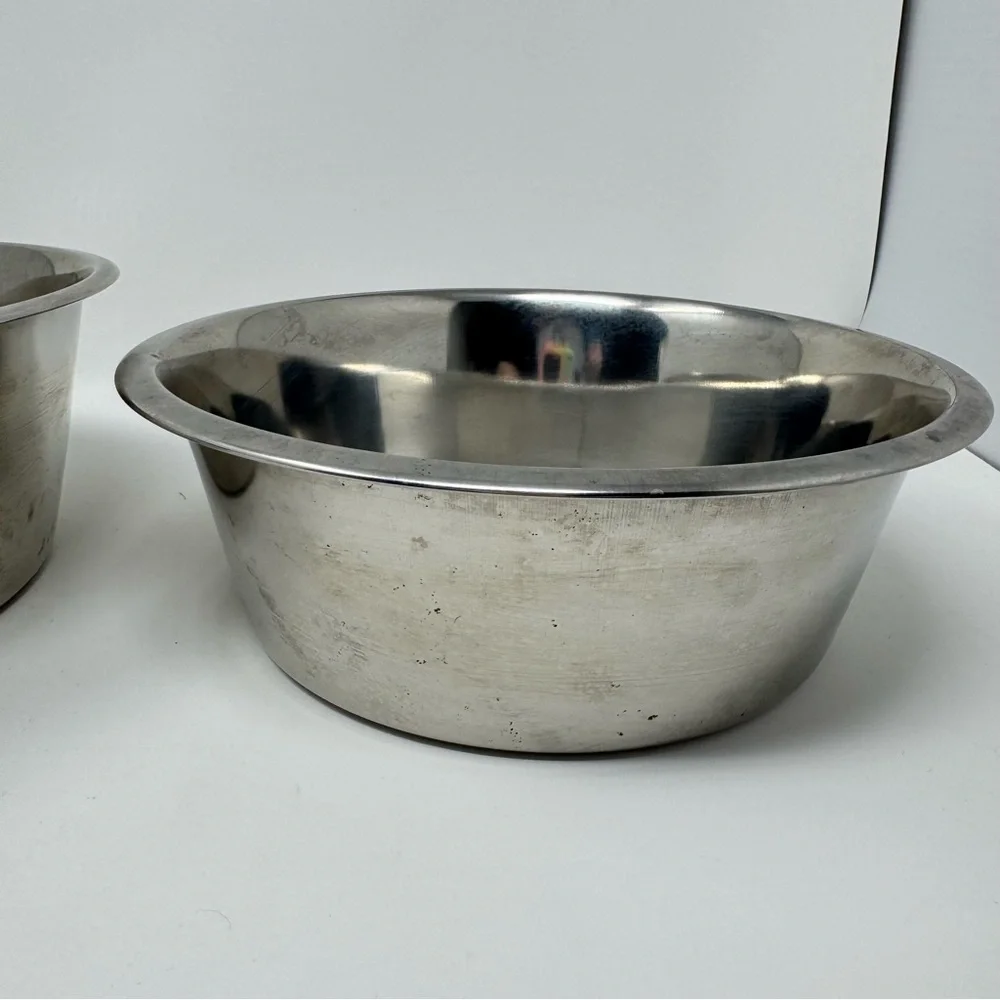 Stainless Steel Dog Food and Water Bowls